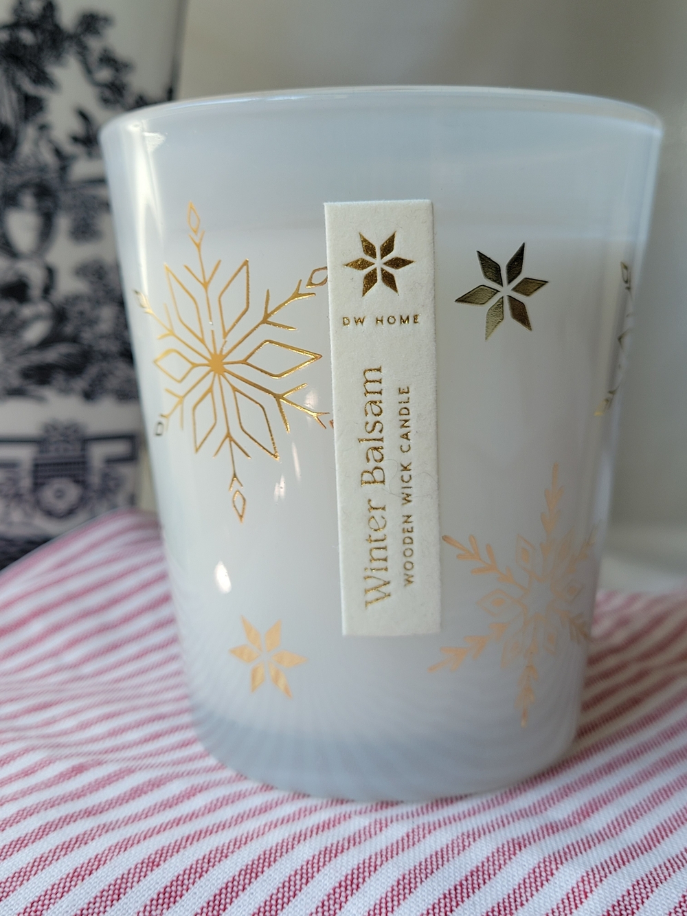 DW Home Winter Balsam Candle with Wooden Wick